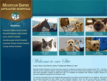 Tablet Screenshot of mountainempireanimalhospital.com